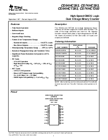 浏览型号CD74HC393M96的Datasheet PDF文件第1页