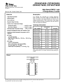浏览型号CD74HCT4020M96的Datasheet PDF文件第1页