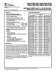 浏览型号CD74HC238EE4的Datasheet PDF文件第1页