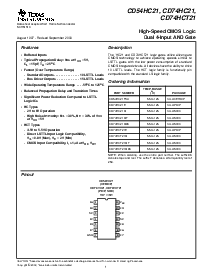 浏览型号CD74HC21M96的Datasheet PDF文件第1页