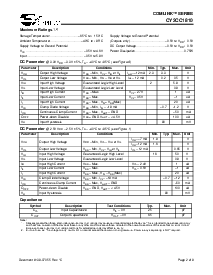 浏览型号CY2CC1810OCT的Datasheet PDF文件第2页