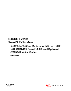 浏览型号CX20493-21的Datasheet PDF文件第1页