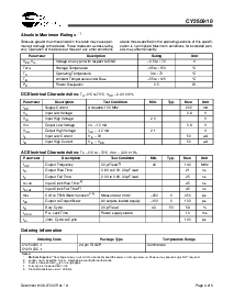 浏览型号CY2510ZC-1的Datasheet PDF文件第4页
