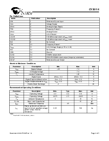 浏览型号CY26114ZC的Datasheet PDF文件第2页