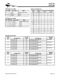 浏览型号CY7C166-15VC的Datasheet PDF文件第7页
