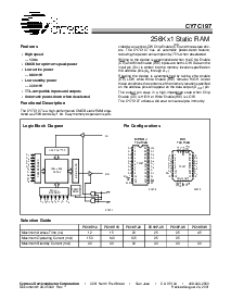 浏览型号CY7C197-12VC的Datasheet PDF文件第1页