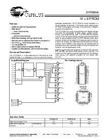 浏览型号CY7C281A-25JC的Datasheet PDF文件第1页