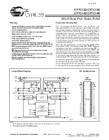 浏览型号CY7C136-25NC的Datasheet PDF文件第1页