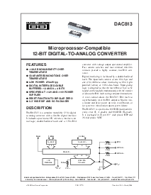 浏览型号DAC813JU的Datasheet PDF文件第1页