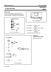 浏览型号HEF4078BD的Datasheet PDF文件第2页