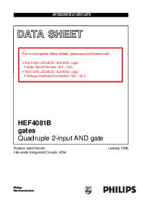 浏览型号HEF4081BD的Datasheet PDF文件第1页