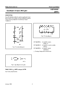 浏览型号HEF4081BD的Datasheet PDF文件第2页