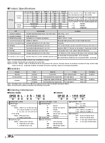 浏览型号DF22BR-1P-7.92DSA的Datasheet PDF文件第2页