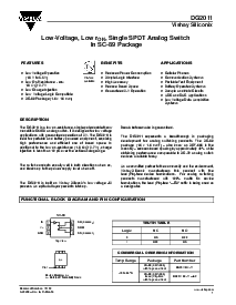 浏览型号DG2011DX-T1的Datasheet PDF文件第1页