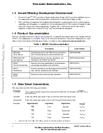 浏览型号DSP56800FM/D的Datasheet PDF文件第4页