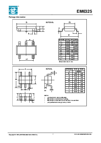 浏览型号EM6325AX-4.4的Datasheet PDF文件第7页