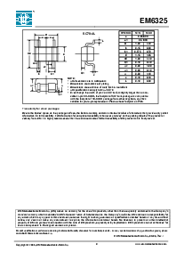 浏览型号EM6325BY-2.6的Datasheet PDF文件第8页