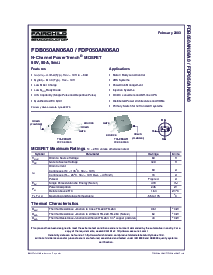 浏览型号FDP050AN06A0的Datasheet PDF文件第1页