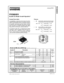 浏览型号FDS6900S的Datasheet PDF文件第1页