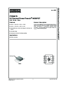 浏览型号FDS8878的Datasheet PDF文件第1页