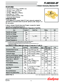 浏览型号FLM5964-6F的Datasheet PDF文件第1页