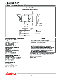 浏览型号FLM5964-6F的Datasheet PDF文件第4页