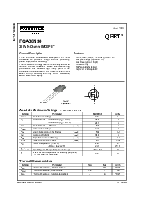 浏览型号FQA38N30的Datasheet PDF文件第1页