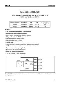 浏览型号GMS90C320PL40的Datasheet PDF文件第5页