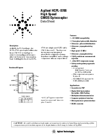 浏览型号HCPL0708的Datasheet PDF文件第1页
