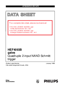 浏览型号HEF4093BTD的Datasheet PDF文件第1页