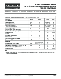 浏览型号MOC3021的Datasheet PDF文件第2页