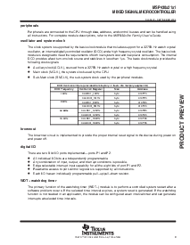 浏览型号MSP430F2131IDW的Datasheet PDF文件第9页