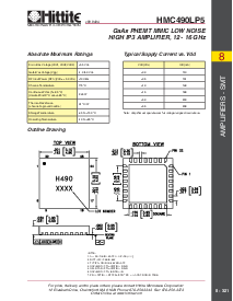 浏览型号HMC490LP5的Datasheet PDF文件第4页