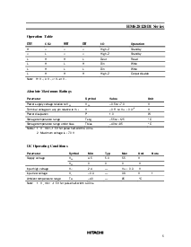 浏览型号HM628128DLFPI-7的Datasheet PDF文件第5页