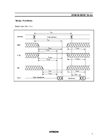 浏览型号HM628128DLFPI-7的Datasheet PDF文件第9页