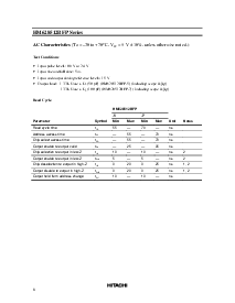 浏览型号HM628512BFP的Datasheet PDF文件第6页