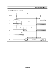 浏览型号HM628512BFP的Datasheet PDF文件第9页