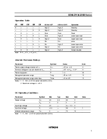 浏览型号HM62W16258BLTT-5SL的Datasheet PDF文件第5页