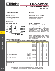 浏览型号HMC484MS8G的Datasheet PDF文件第1页