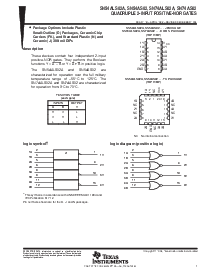 浏览型号SNJ54ALS02AFK的Datasheet PDF文件第1页