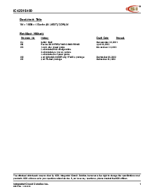 浏览型号IC42S16400-7TIG的Datasheet PDF文件第1页