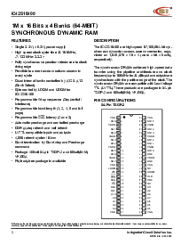 浏览型号IC42S16400-6TIG的Datasheet PDF文件第2页