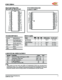 浏览型号IC61C256AH-15N的Datasheet PDF文件第3页