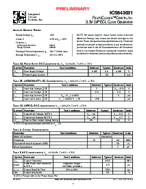 浏览型号ICS843031AG的Datasheet PDF文件第3页