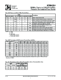 浏览型号ICS84314AY的Datasheet PDF文件第4页