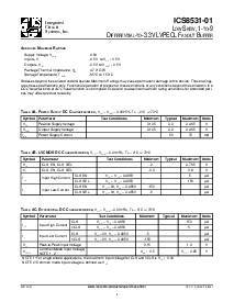 浏览型号ICS8531AY-01的Datasheet PDF文件第4页