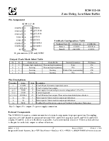 浏览型号ICS9112BM-18的Datasheet PDF文件第2页