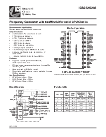 浏览型号ICS91305YMLFT的Datasheet PDF文件第1页