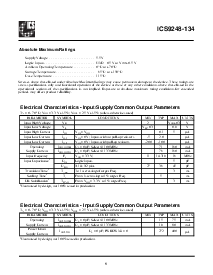 浏览型号ICS9248yF-134-T的Datasheet PDF文件第5页