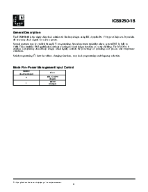 浏览型号ICS9250yF-18的Datasheet PDF文件第3页